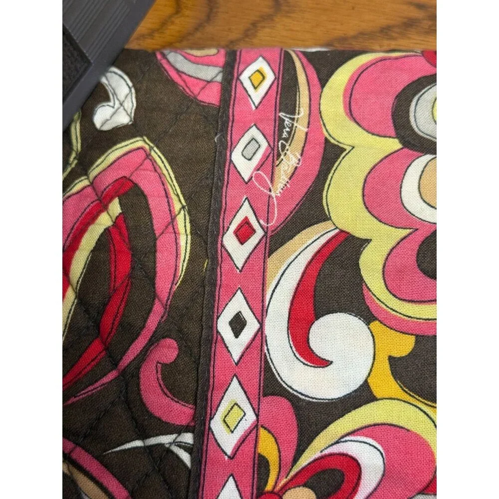 Vera‎ Bradley Retired Puccini Fall Print Quilted Messenger Bag